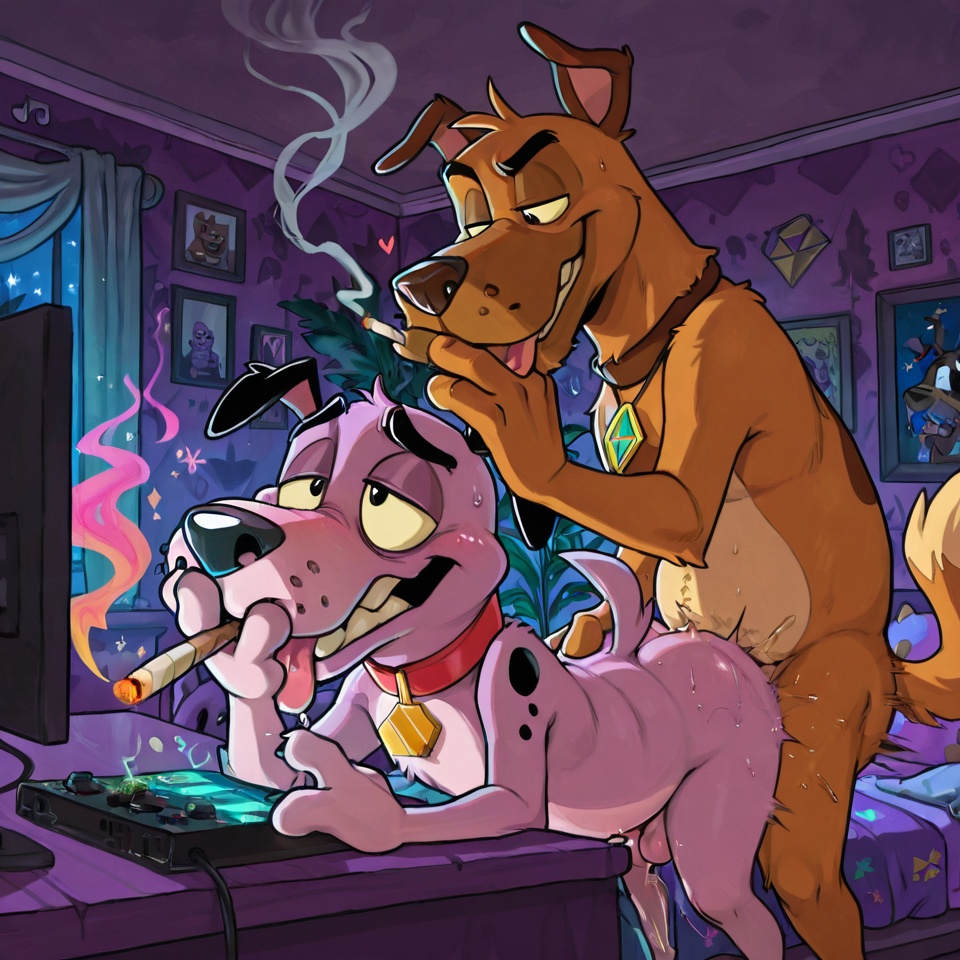 Courage the Cowardly Dog Stoned and Smitten
