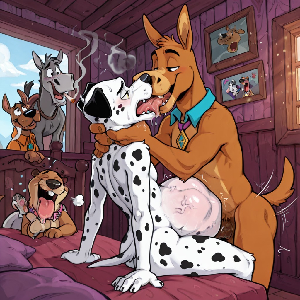 Courage the Cowardly Dog Swallowed Alive