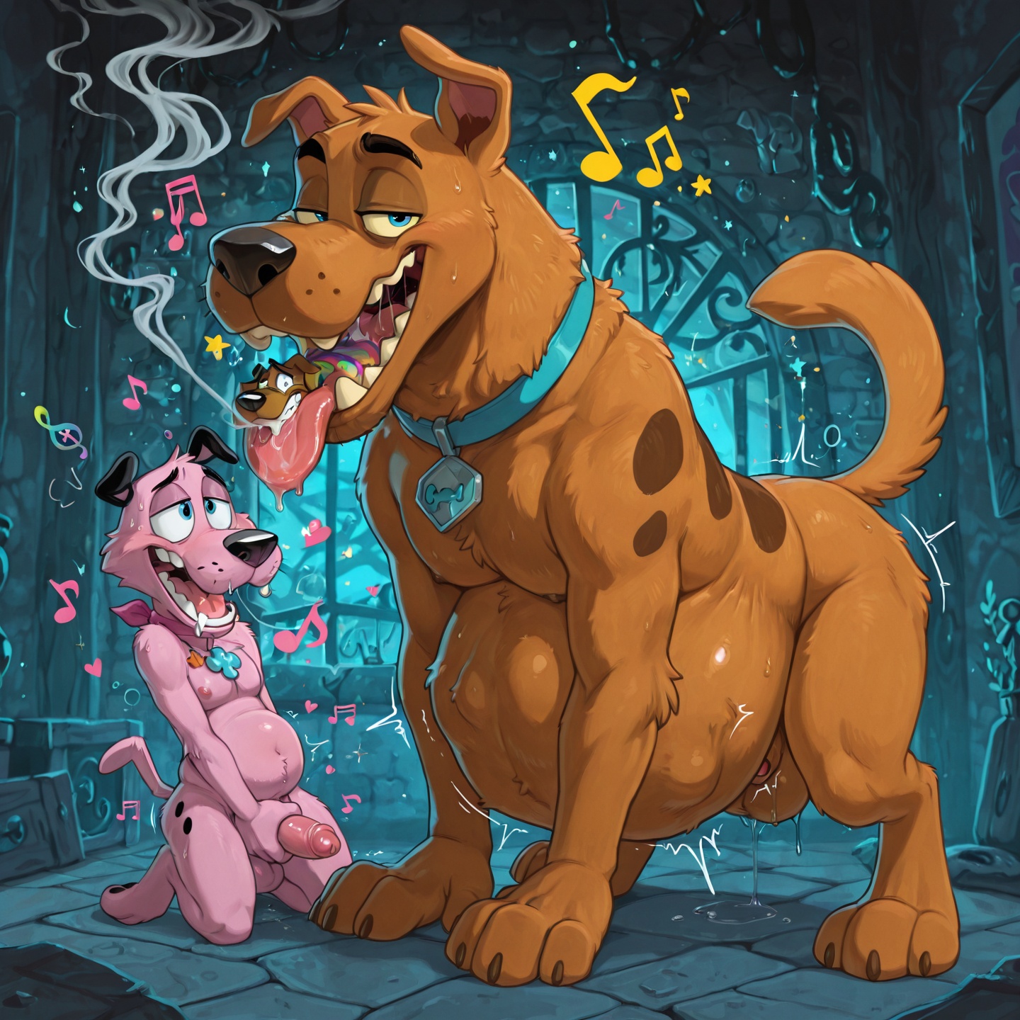 Courage the Cowardly Dog: Nude Scooby Doo Vore Scene
