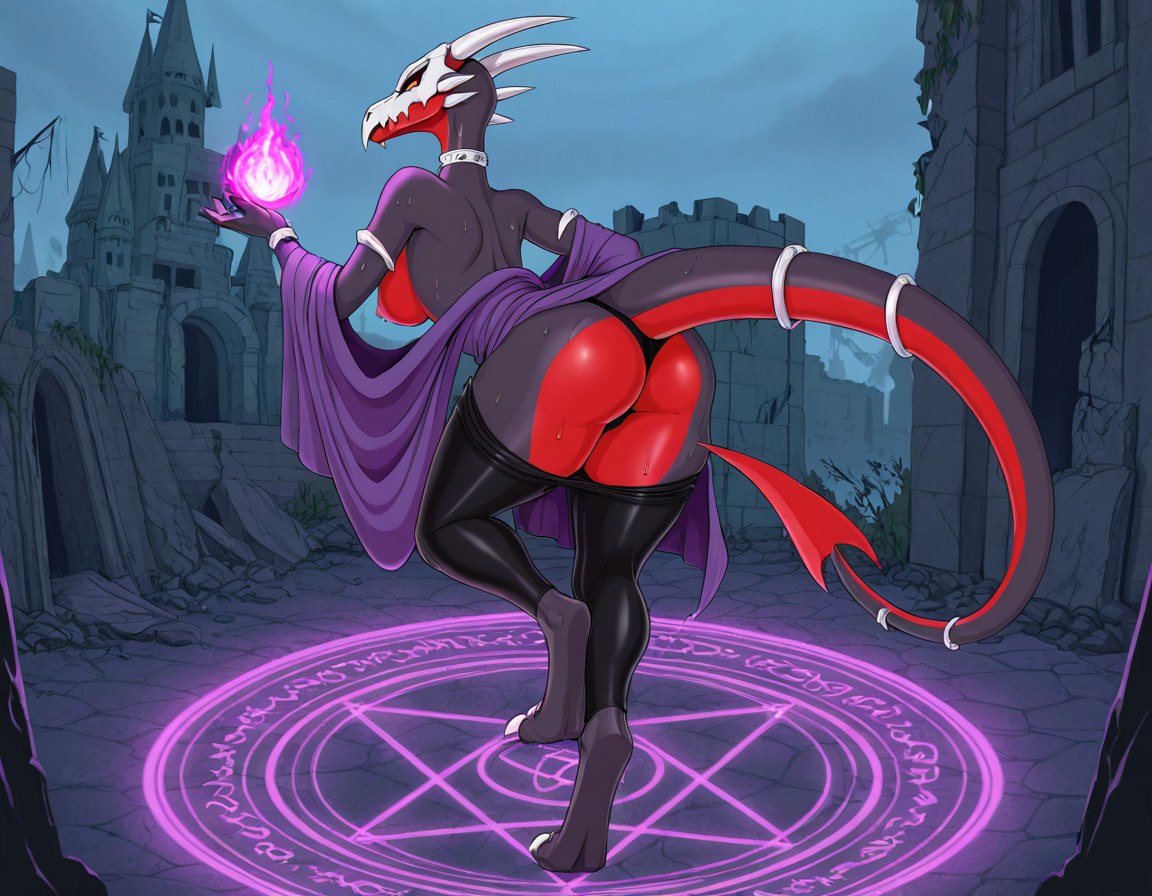 Corrupted Cynder in Ruined Castle
