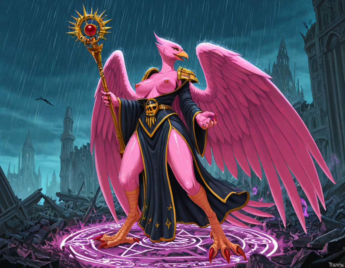 Lord of Change in Ruined Cathedral