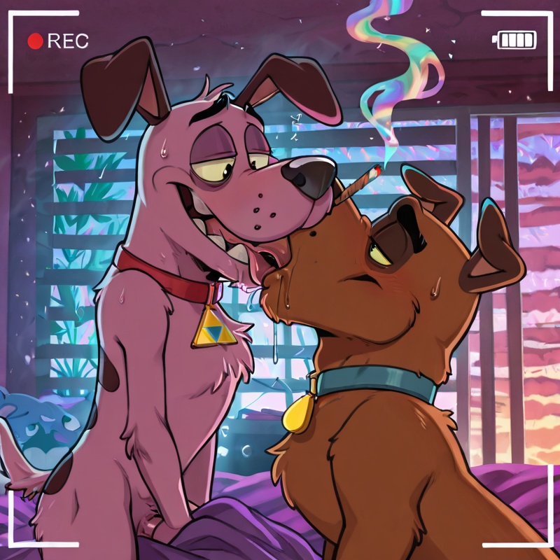 Gay Courage the Cowardly Dog Stoner Moment