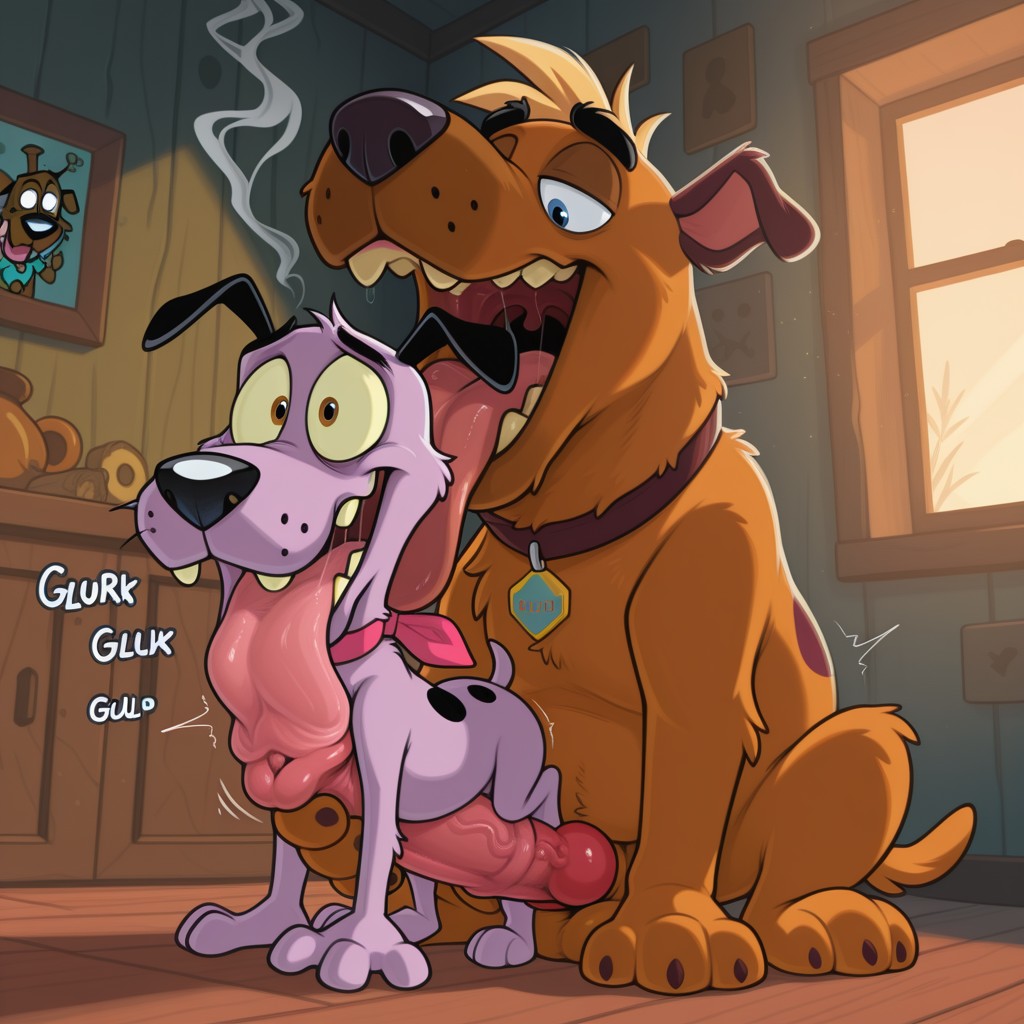 Courage the Cowardly Dog Stoner Blue Eyes