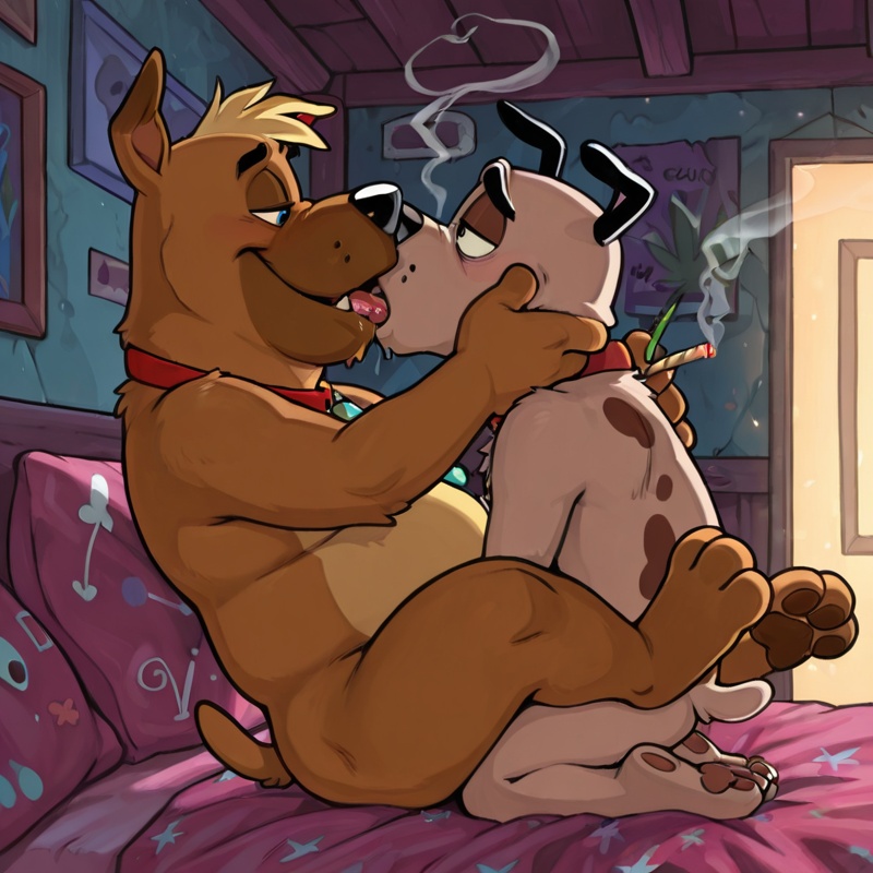 Courage the Cowardly Dog Stoned and Seductive