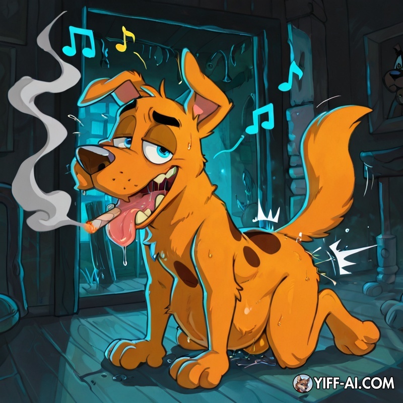 Courage the Cowardly Dog and Scooby Doo in Animated Adventure