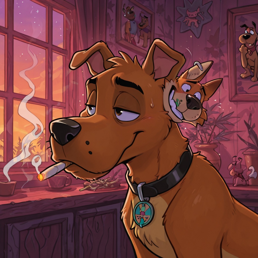 Courageous Fox and Scooby Doo's Romantic Adventure