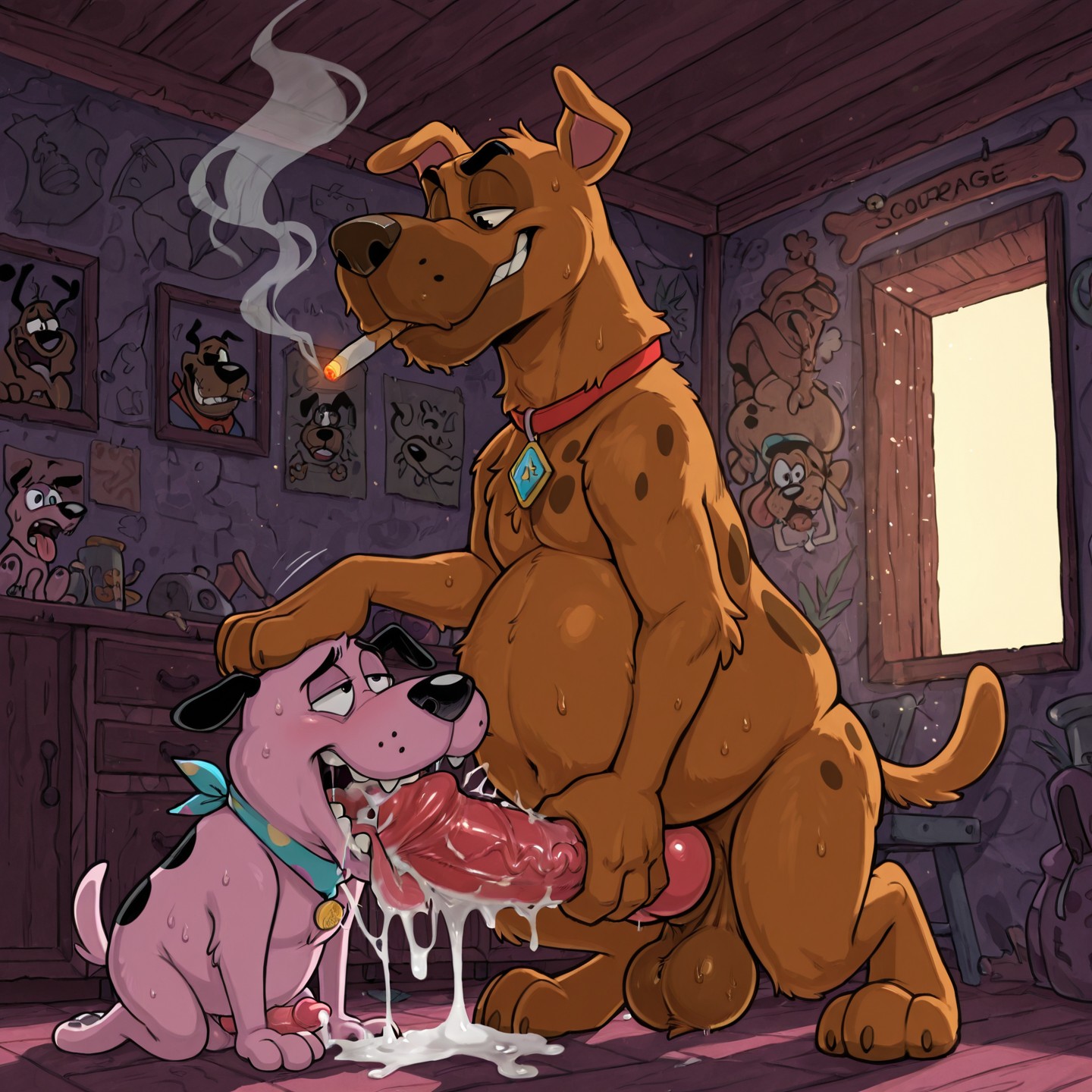 Stoner Courage the Cowardly Dog