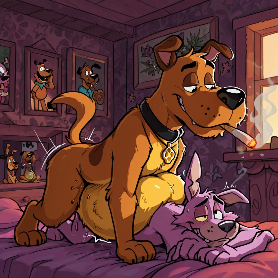 Courage the Cowardly Dog and Scooby Doo