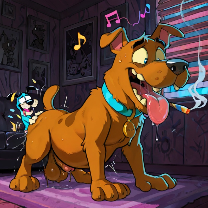 Courage the Cowardly Dog in Wild Furry Adventure
