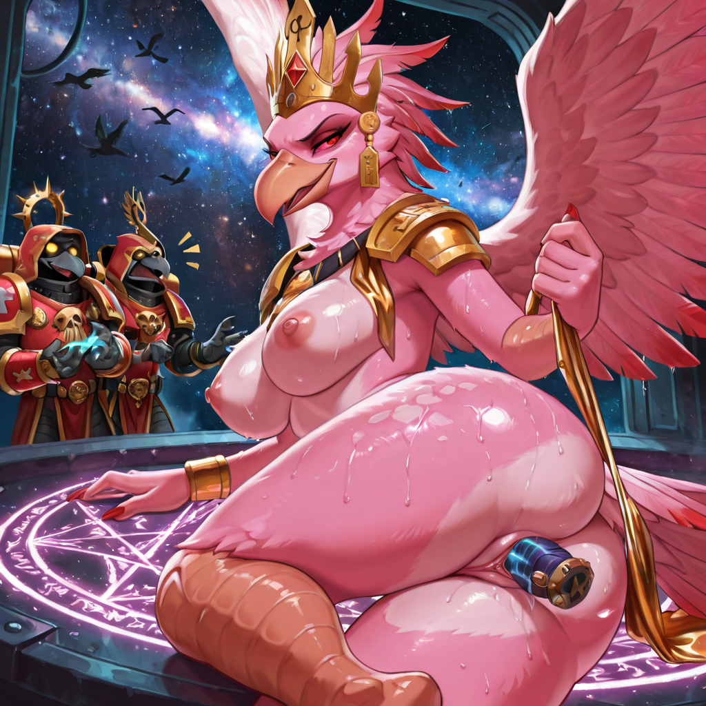 Celestial Sorceress Conjuring Cosmic Power