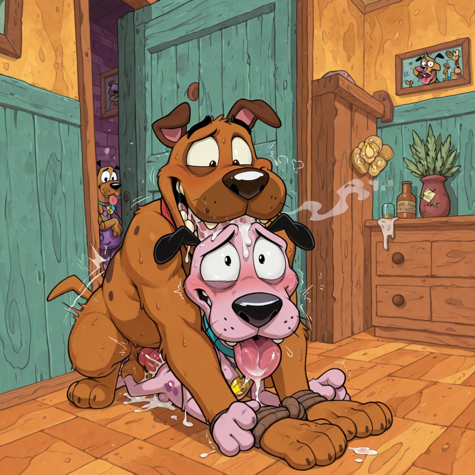 Courage the Cowardly Dog Stoner Seduction Romantic