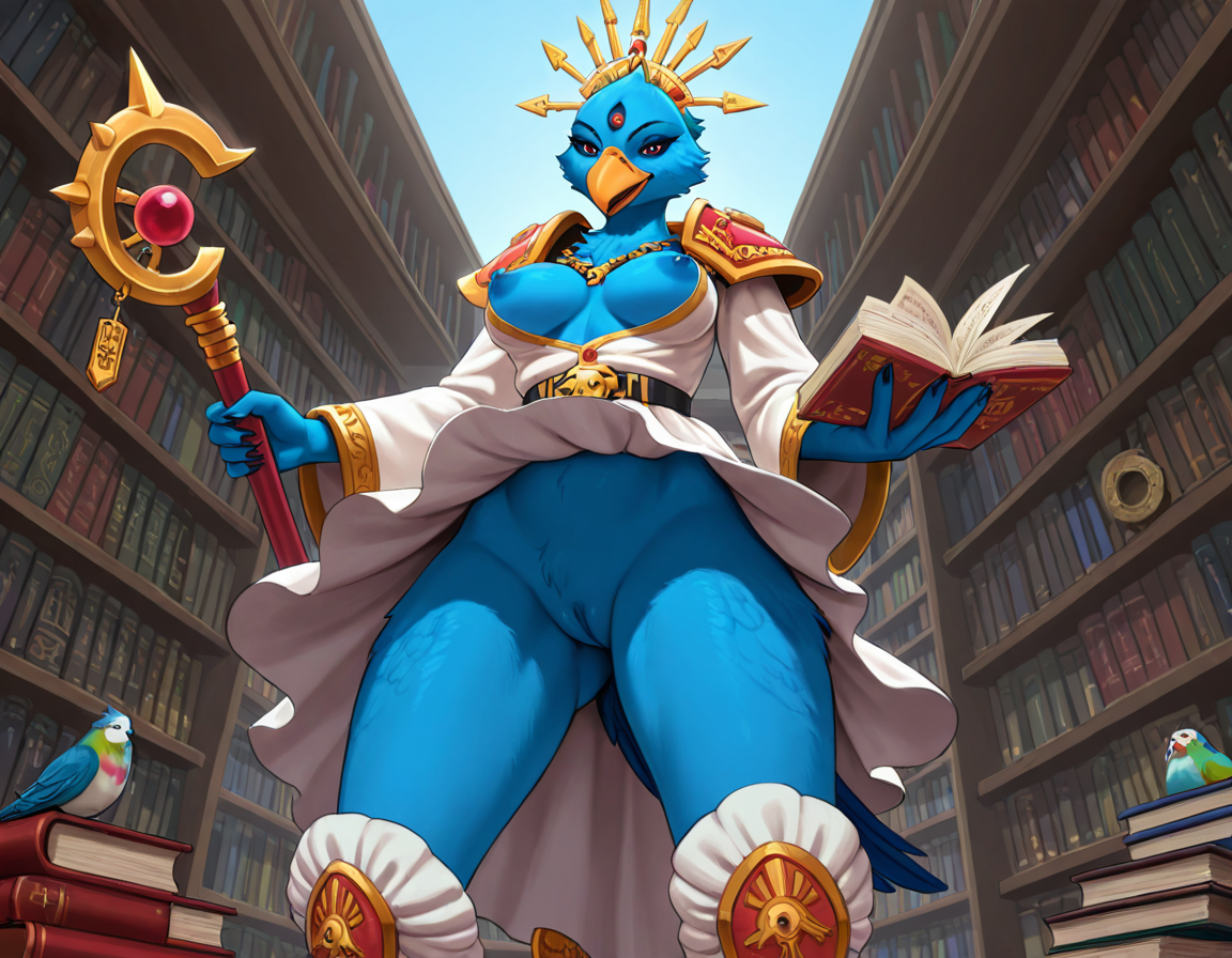 Tzeentch's Avian Lord in Library
