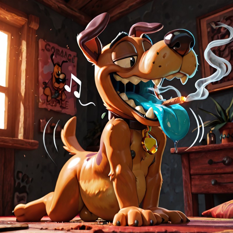 Male, Toony, Courage The Cowardly Dog, Scooby Doo Fortnite