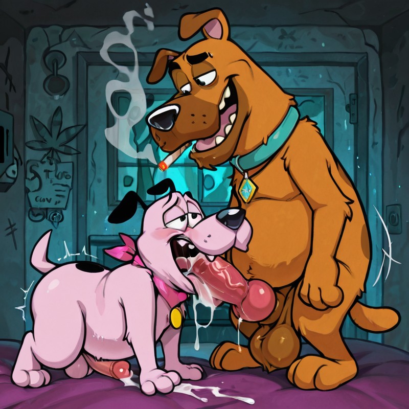 Courage the Cowardly Dog: Lustful Stoner Vore Encounter