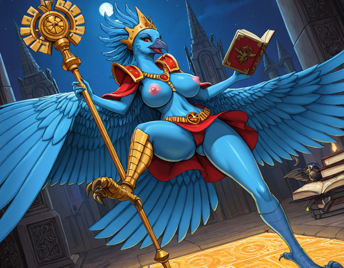 Enigmatic Tzeentch Sorceress in Labyrinth