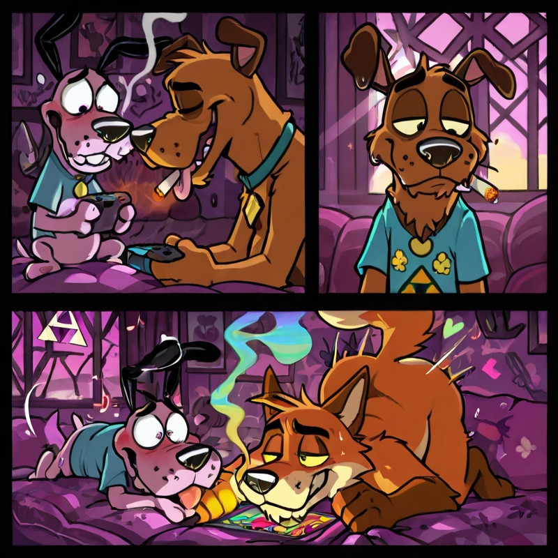 Courage the Cowardly Dog Stoned and Chilling