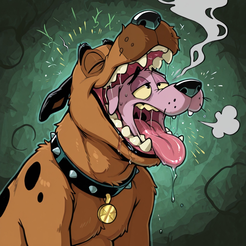 Courage the Cowardly Dog Engages in Risky Behavior