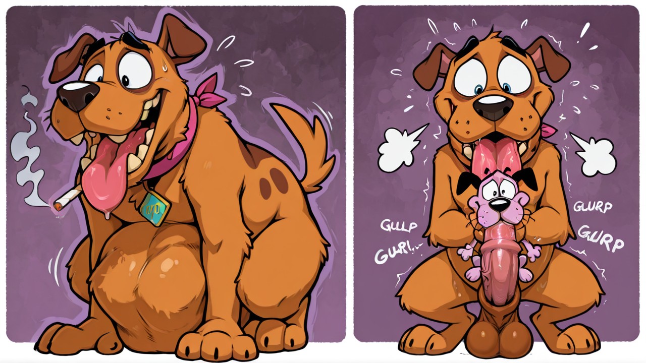 Courage the Cowardly Dog Stoner Scene Courage The Cowardly Dog Fox