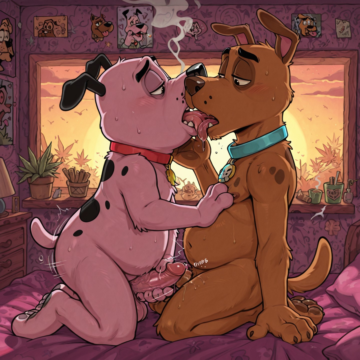 Toony Male Stoner Character
