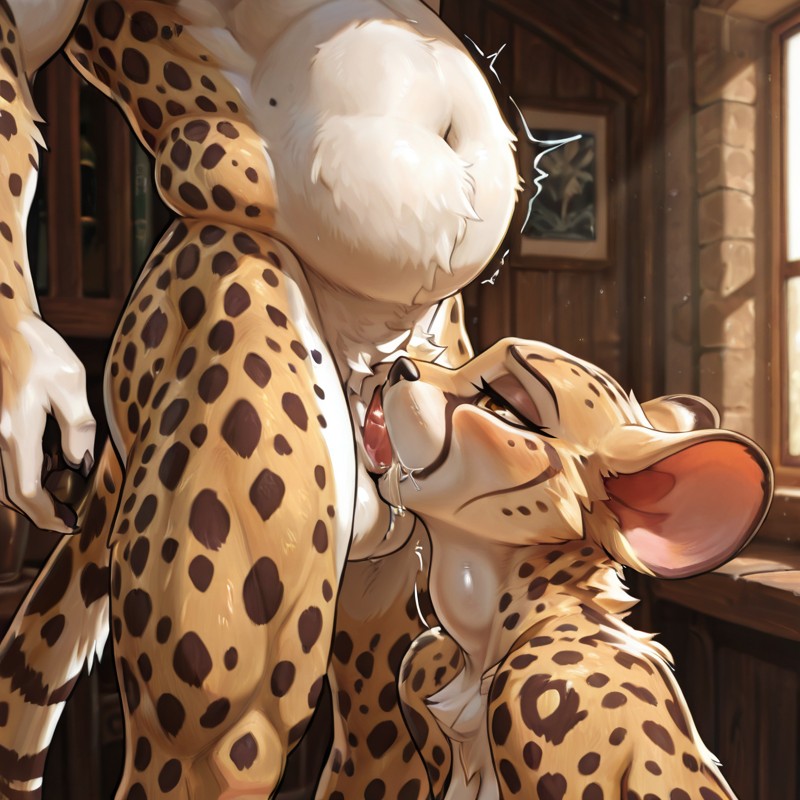Cheetah and Mouse Interaction