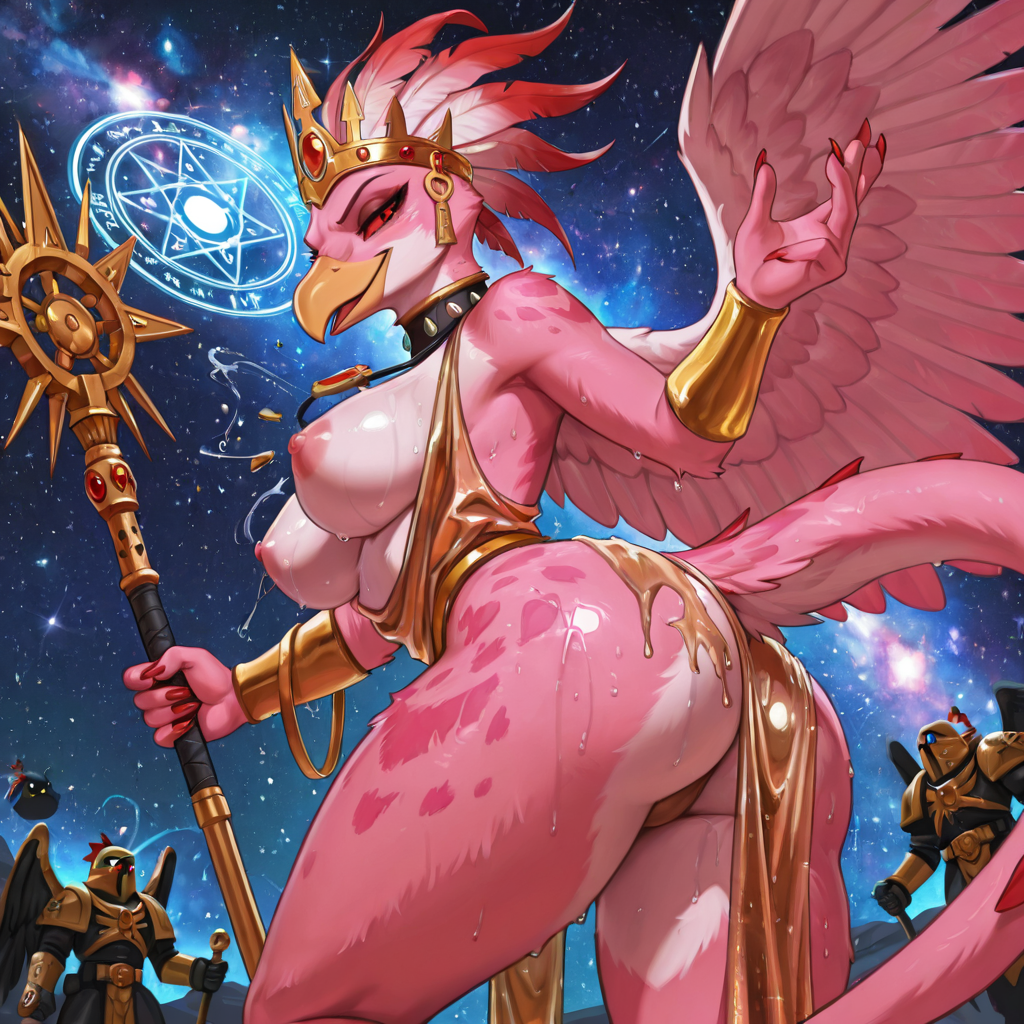 Seductive Tzeentch Sorceress in Galaxy