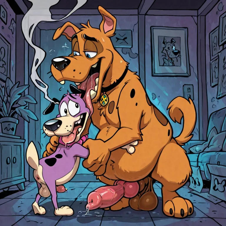 Courage the Cowardly Dog Tripping Stoner