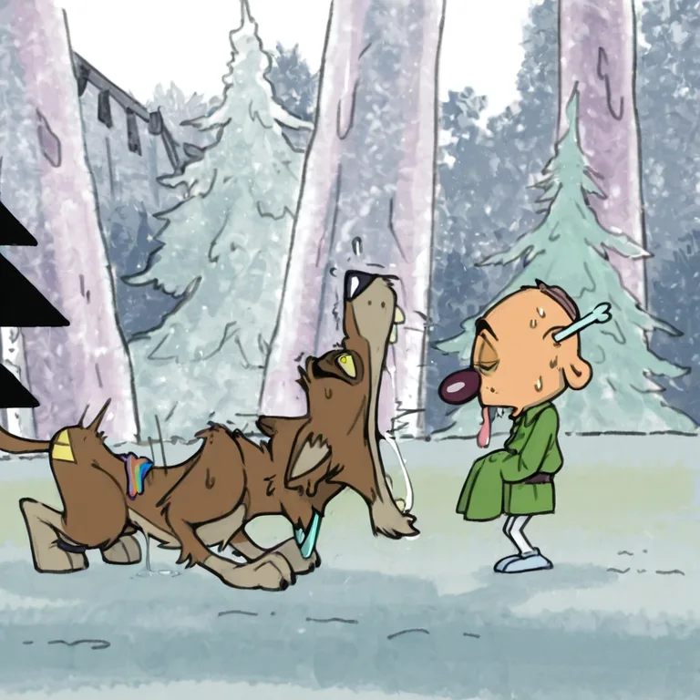 Courage the Cowardly Dog and Scooby Doo Stoned