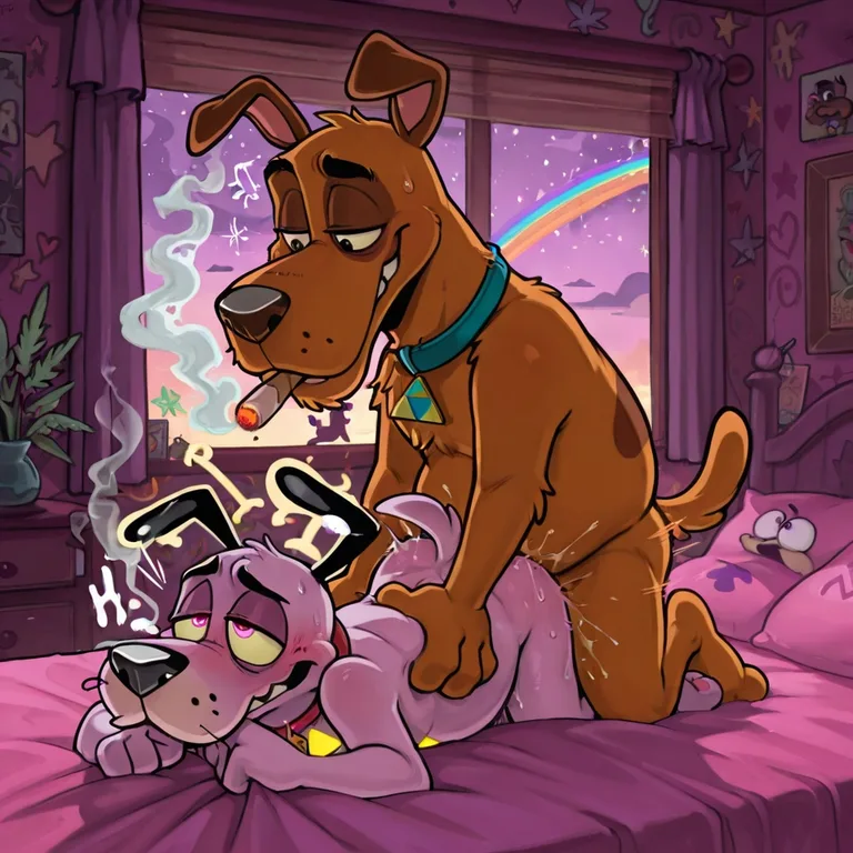Courage the Cowardly Dog Stoned Meme