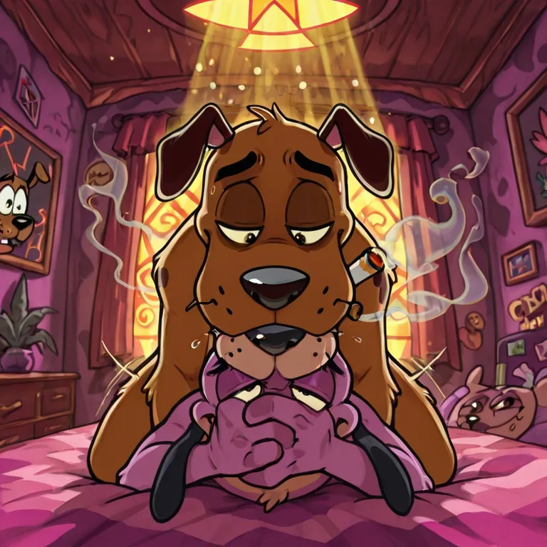 Gay Courage the Cowardly Dog Stoner Moment