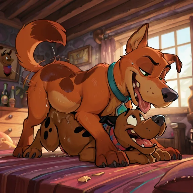 Courage the Cowardly Dog and Scooby Doo Adventure