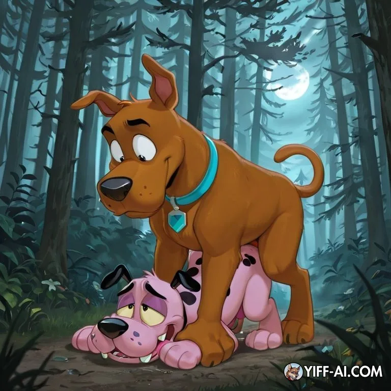 Courage the Cowardly Dog and Scooby Doo Adventure