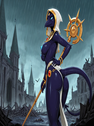 Lord of Change in Ruined Cathedral