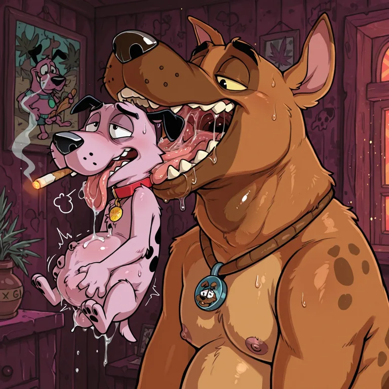 Courage the Cowardly Dog: Marijuana Indulgence
