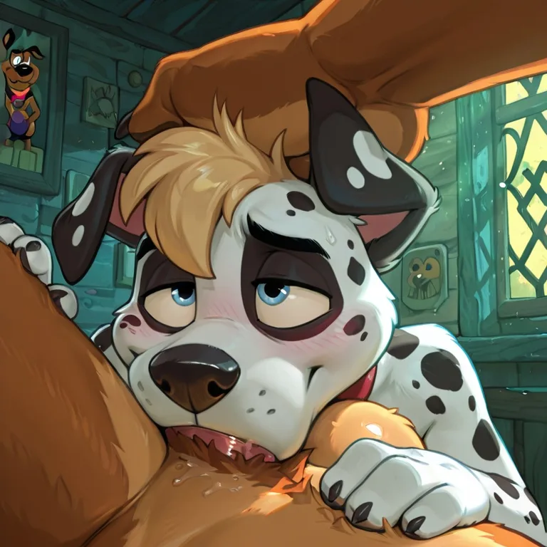 Animated Fox Swallowing Scooby Doo Whole