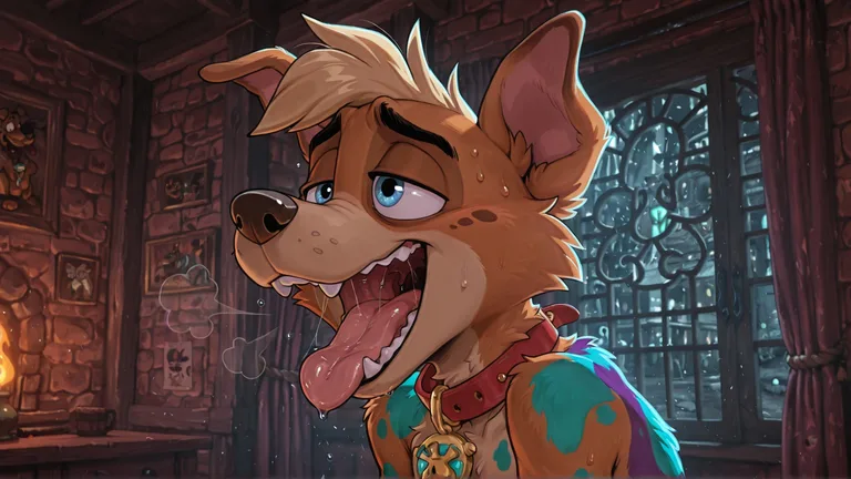 Courage the Cowardly Dog Swallowing Scooby
