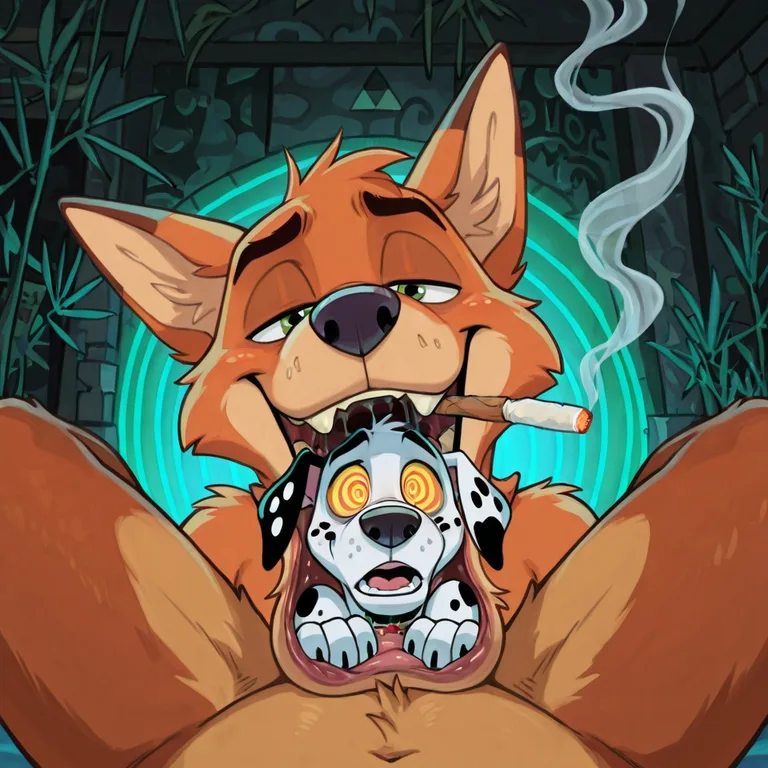 Scooby Doo as Courageous Anthro Dalmatian