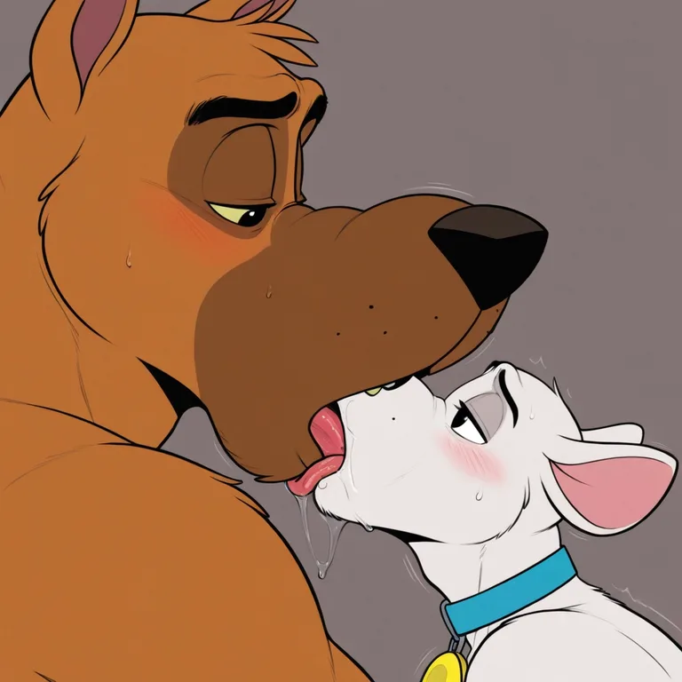 Courage the Cowardly Dog and Scooby-Doo Scene