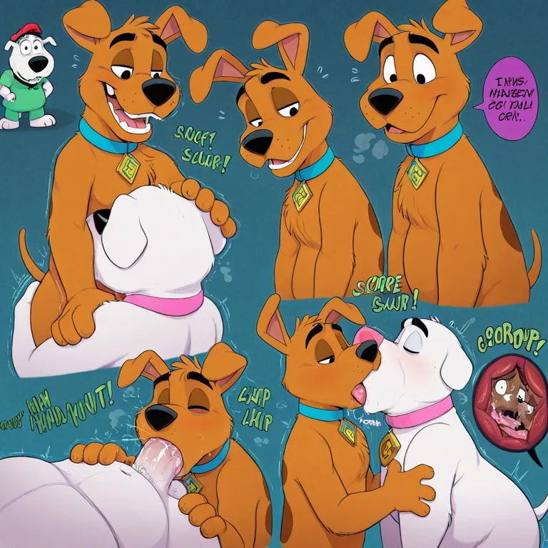 Courage the Cowardly Dog and Scooby Doo Adventure