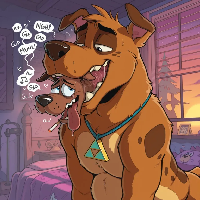 Courage the Cowardly Dog in Cartoon Adventure