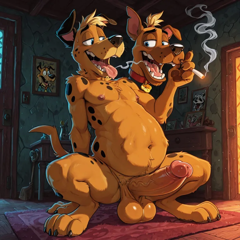 Courage the Cowardly Dog Dalmatian, Anthro Design