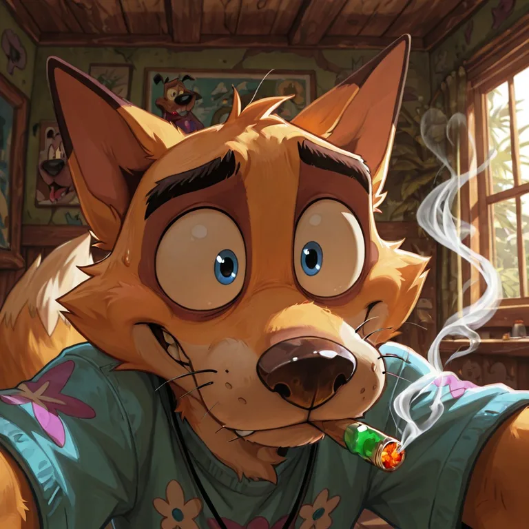 Courage the Cowardly Dog Stoner Fox