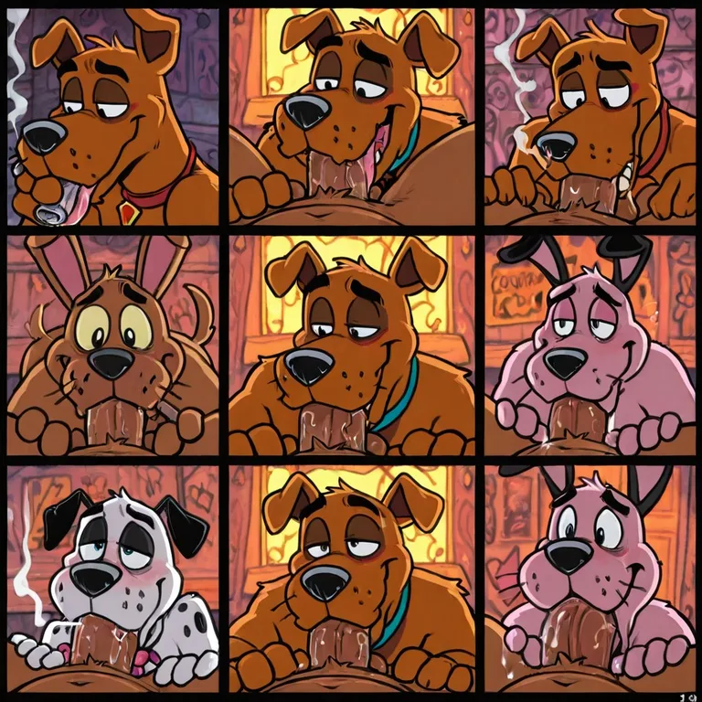 Courage the Cowardly Dog Stoner Portrait