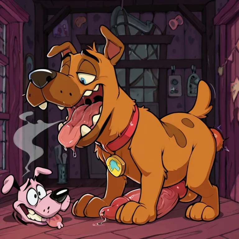 Courage the Cowardly Dog Stoner Art