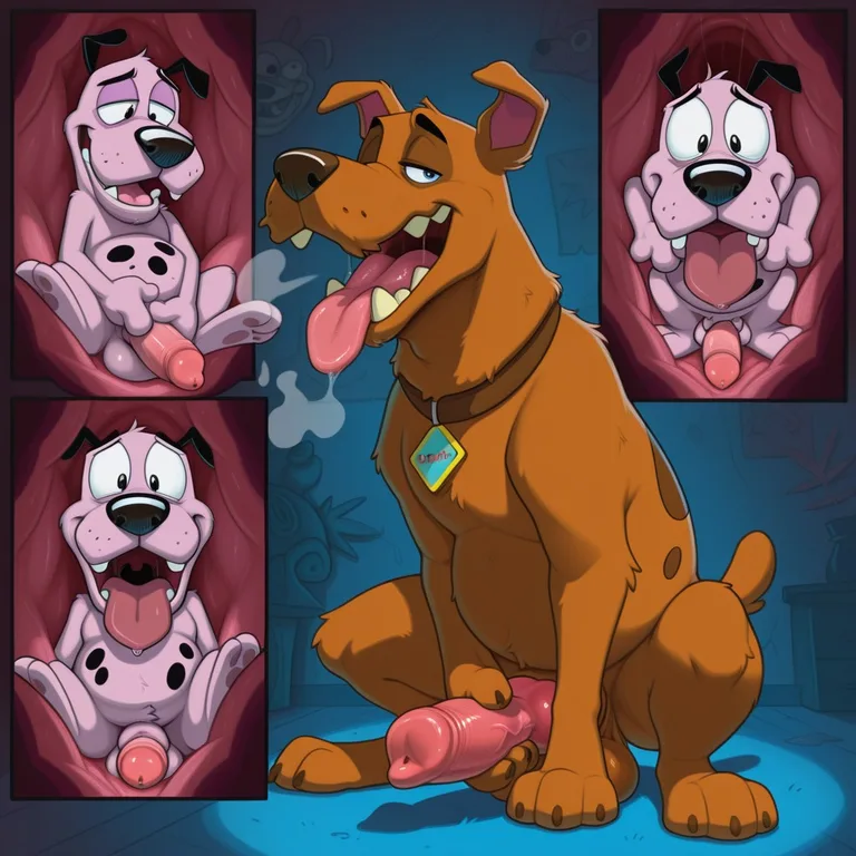 Courage the Cowardly Dog Art