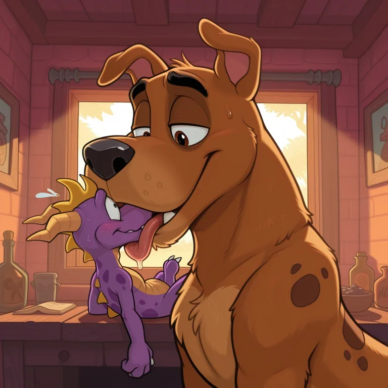 Courage the Cowardly Dog and Spyro the Dragon