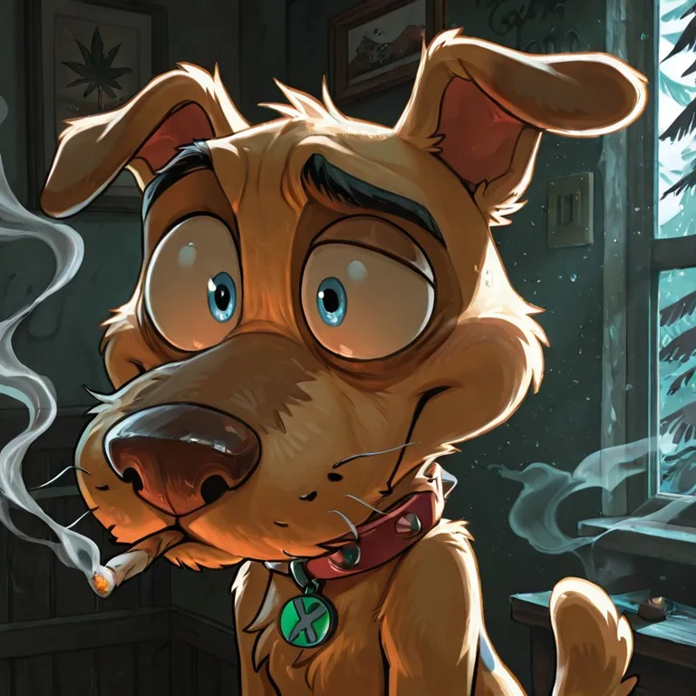 Courage the Cowardly Dog: Stoned Blonde Toon