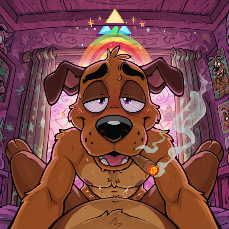 Courage the Cowardly Dog and Scooby Doo Together
