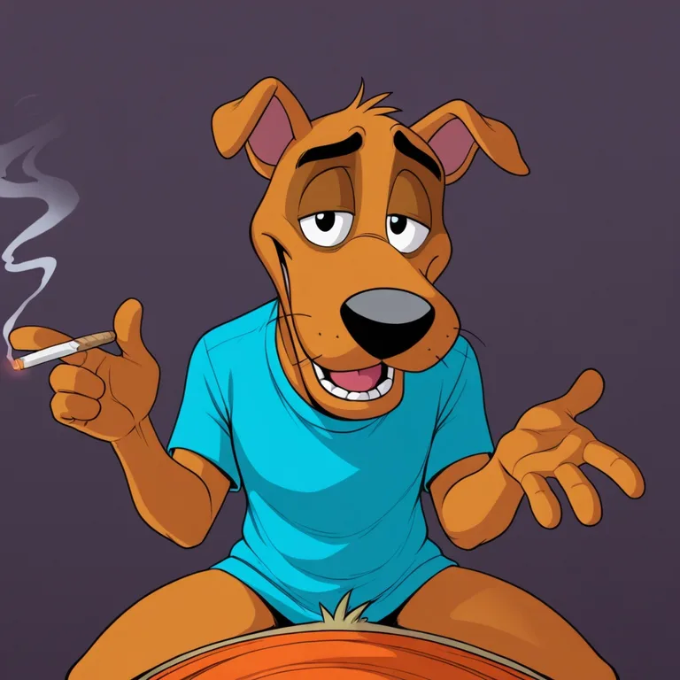Animated Duo Smoking Weed