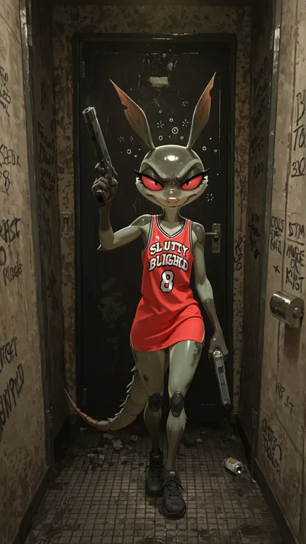 Urban Cricket Gangster Robbing in Restroom
