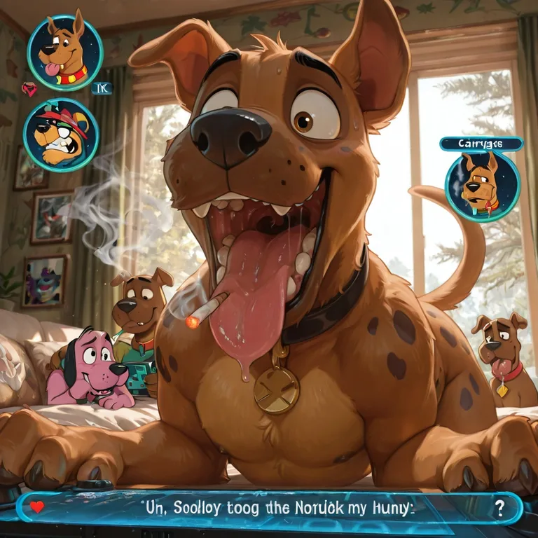 Courage the Cowardly Dog Open Mouthed Vore